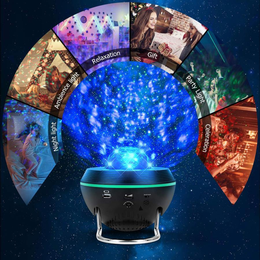 3D ocean wave night light for a gift