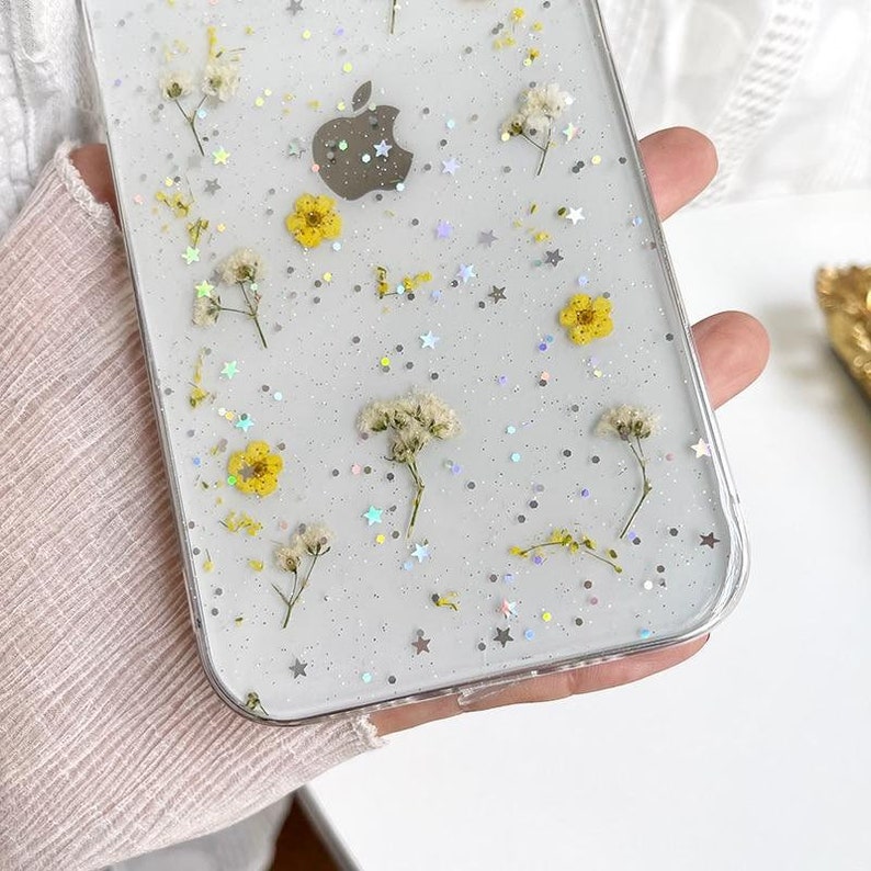 Pressed Dried Flower Handmade iPhone Case