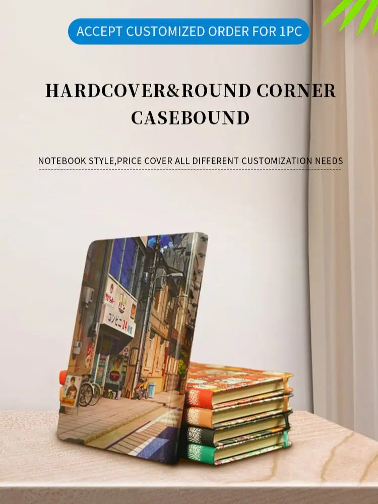 Notebook Cover Diy Custom Pattern Logo Uv Bronzing Process Support Any Pattern Student Notepad Diary, Daily Drawing Book