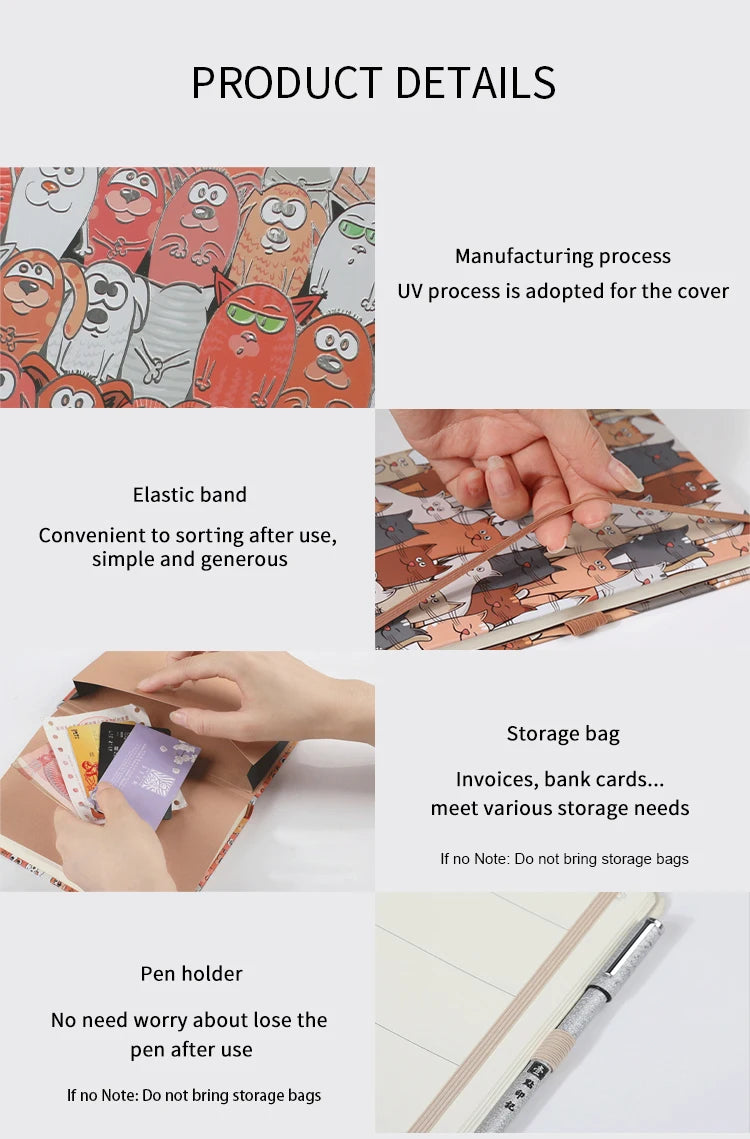 Notebook Cover Diy Custom Pattern Logo Uv Bronzing Process Support Any Pattern Student Notepad Diary, Daily Drawing Book