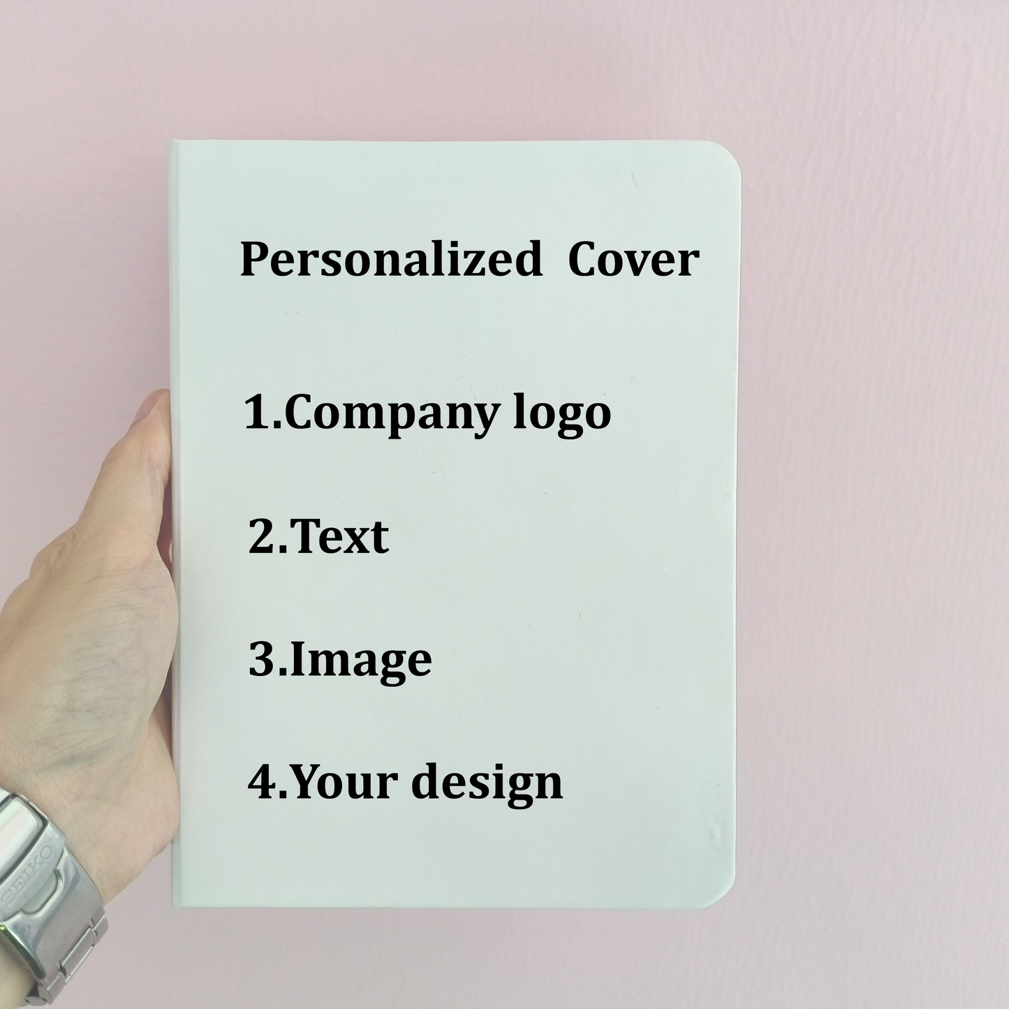 Plain notebooks customizable