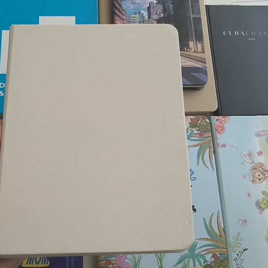 personalized notebook sample image and video