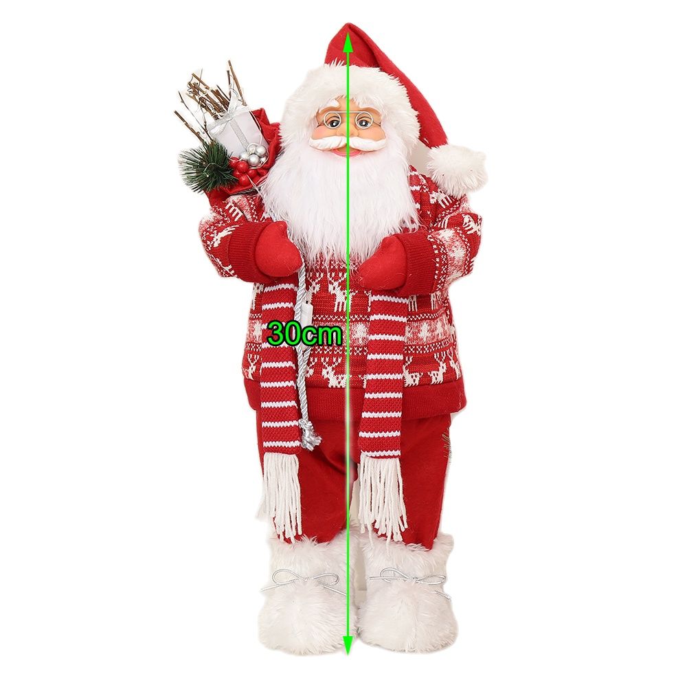 30cm Santa Claus doll Children's gifts Christmas Decorations