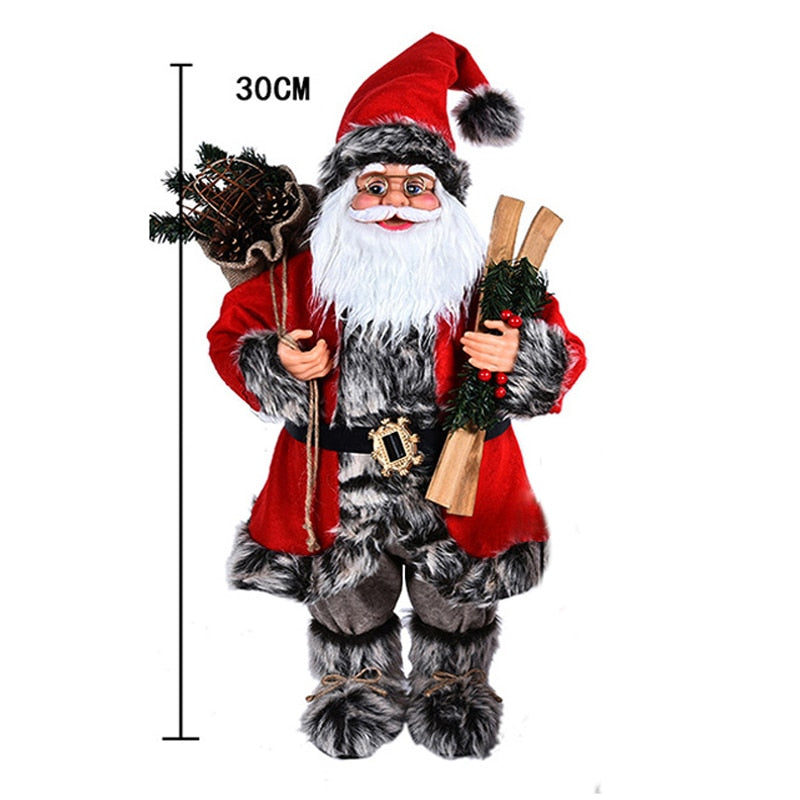 30cm Santa Claus doll Children's gifts Christmas Decorations