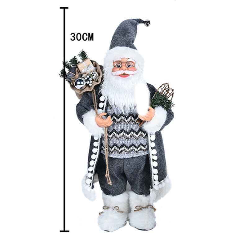 30cm Santa Claus doll Children's gifts Christmas Decorations