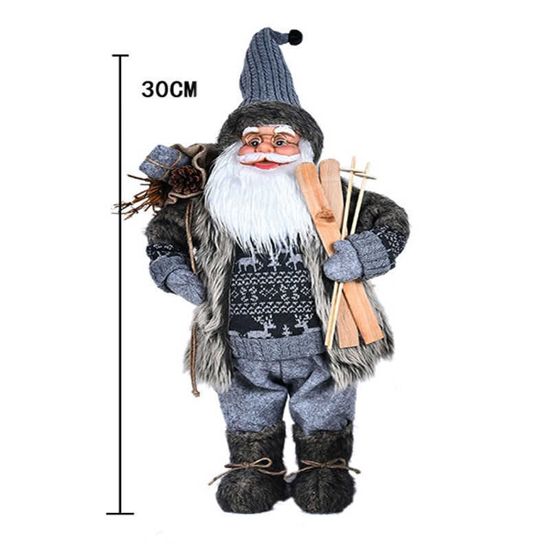 30cm Santa Claus doll Children's gifts Christmas Decorations