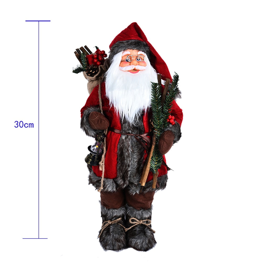30cm Santa Claus doll Children's gifts Christmas Decorations