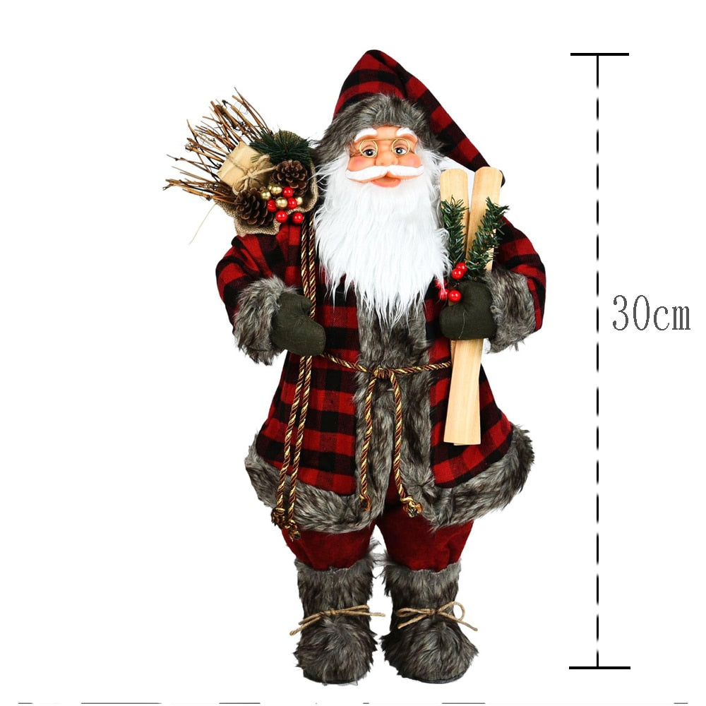 30cm Santa Claus doll Children's gifts Christmas Decorations