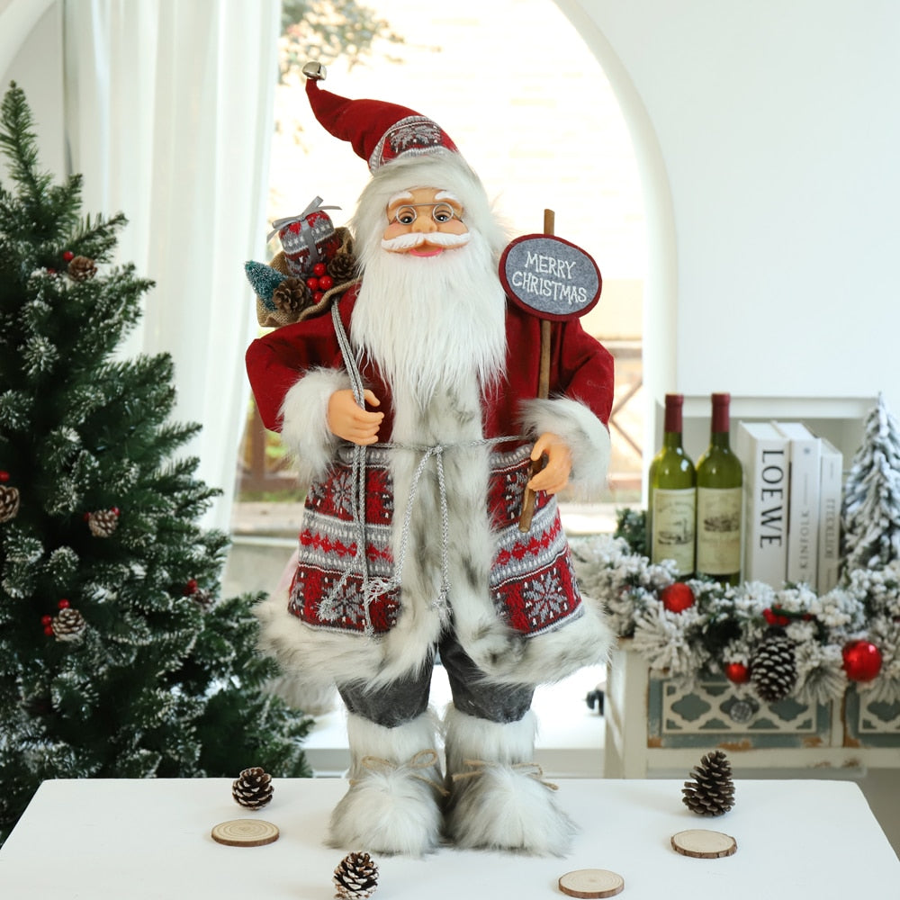 30cm Santa Claus doll Children's gifts Christmas Decorations