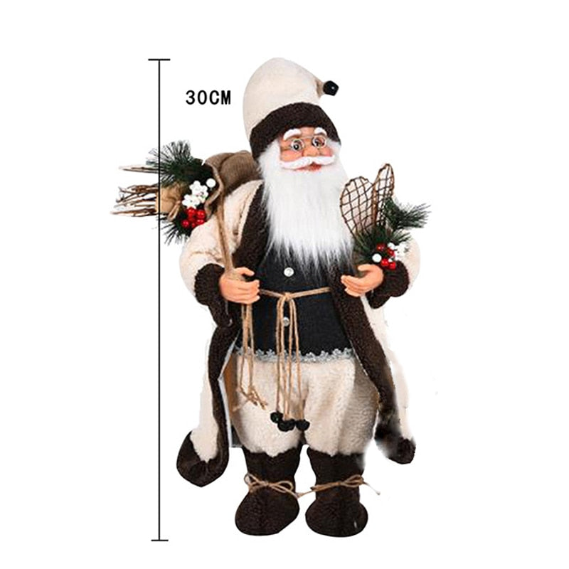 30cm Santa Claus doll Children's gifts Christmas Decorations