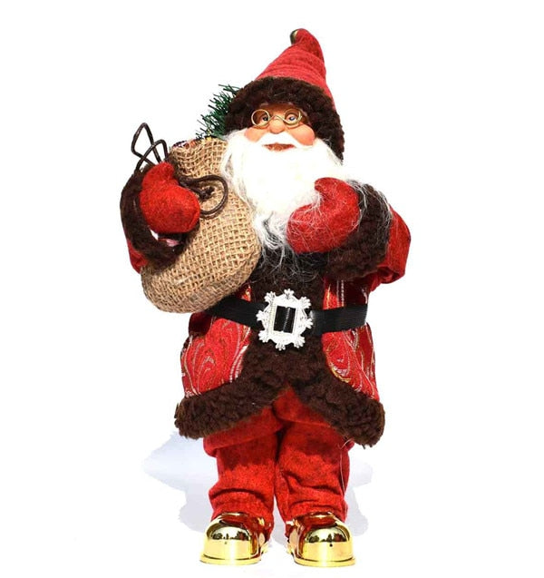 30cm Santa Claus doll Children's gifts Christmas Decorations
