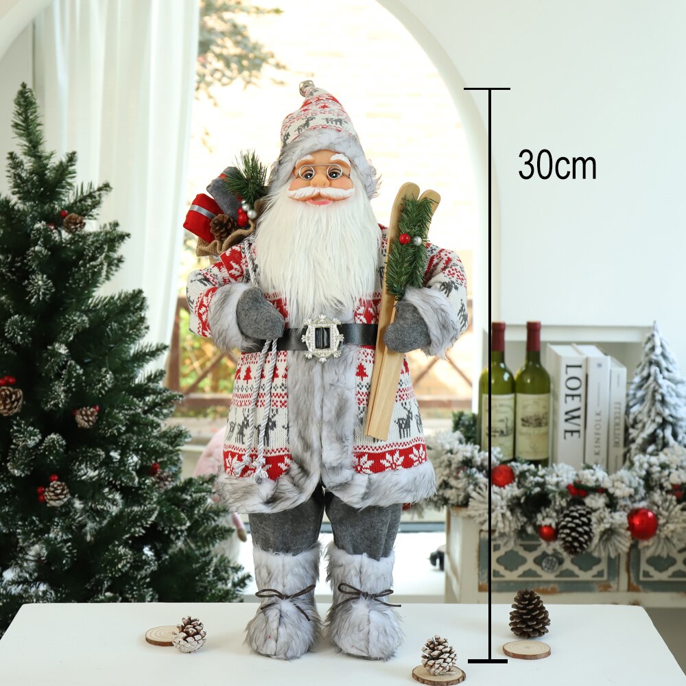30cm Santa Claus doll Children's gifts Christmas Decorations