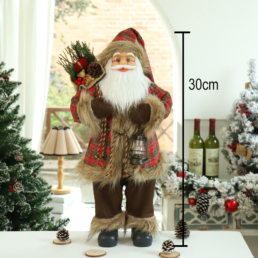 30cm Santa Claus doll Children's gifts Christmas Decorations