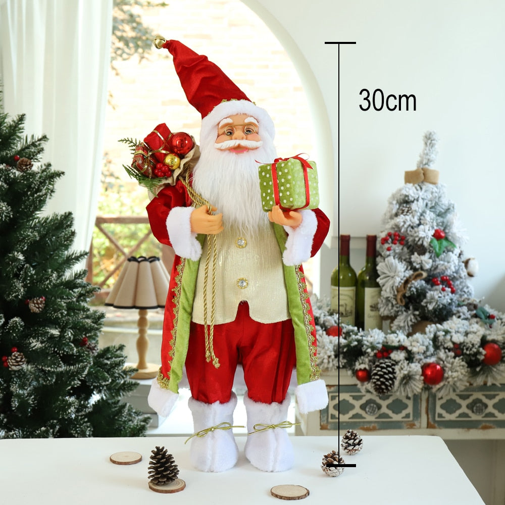 30cm Santa Claus doll Children's gifts Christmas Decorations