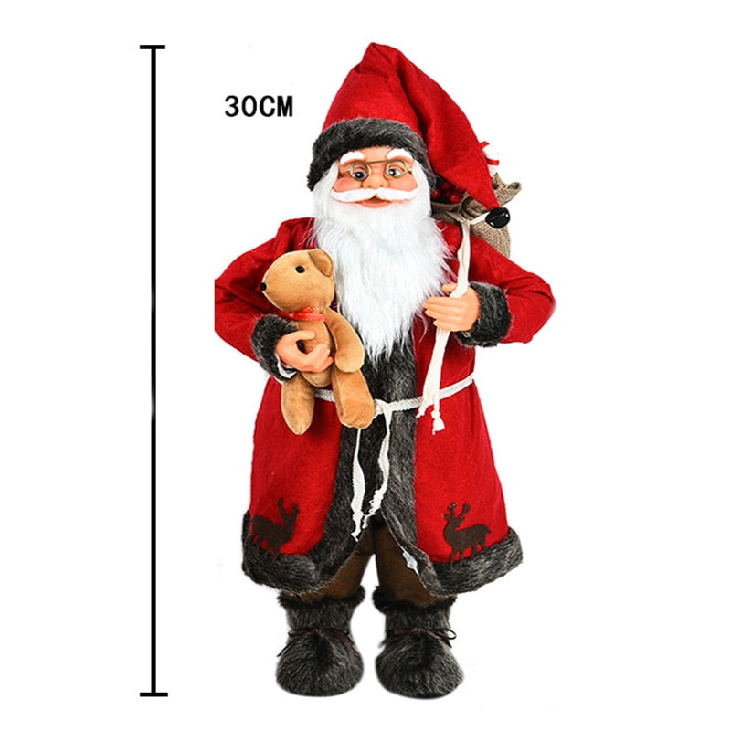 30cm Santa Claus doll Children's gifts Christmas Decorations