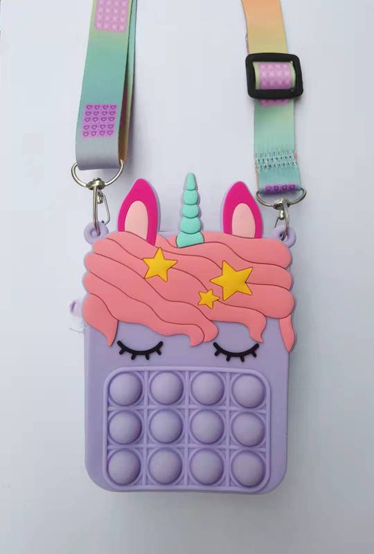 Fidget Pop it Purse Wallet  For Girls