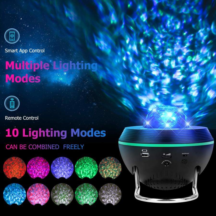  ocean wave night light