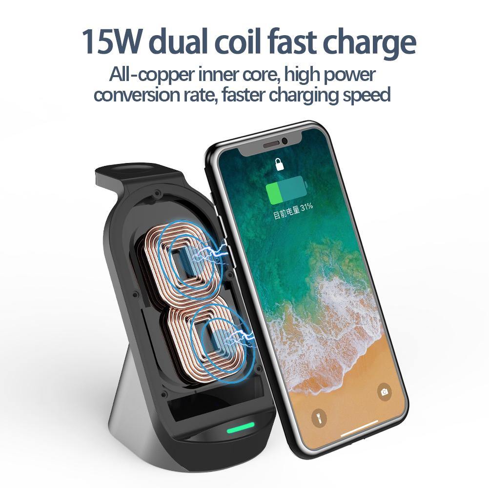 15W dual coil fast charger