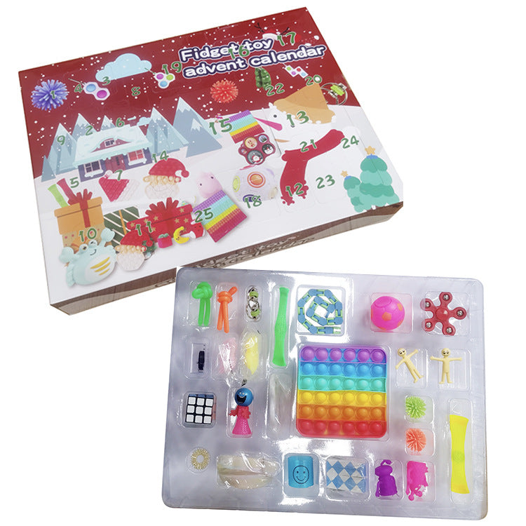 Christmas pop it fidget toy