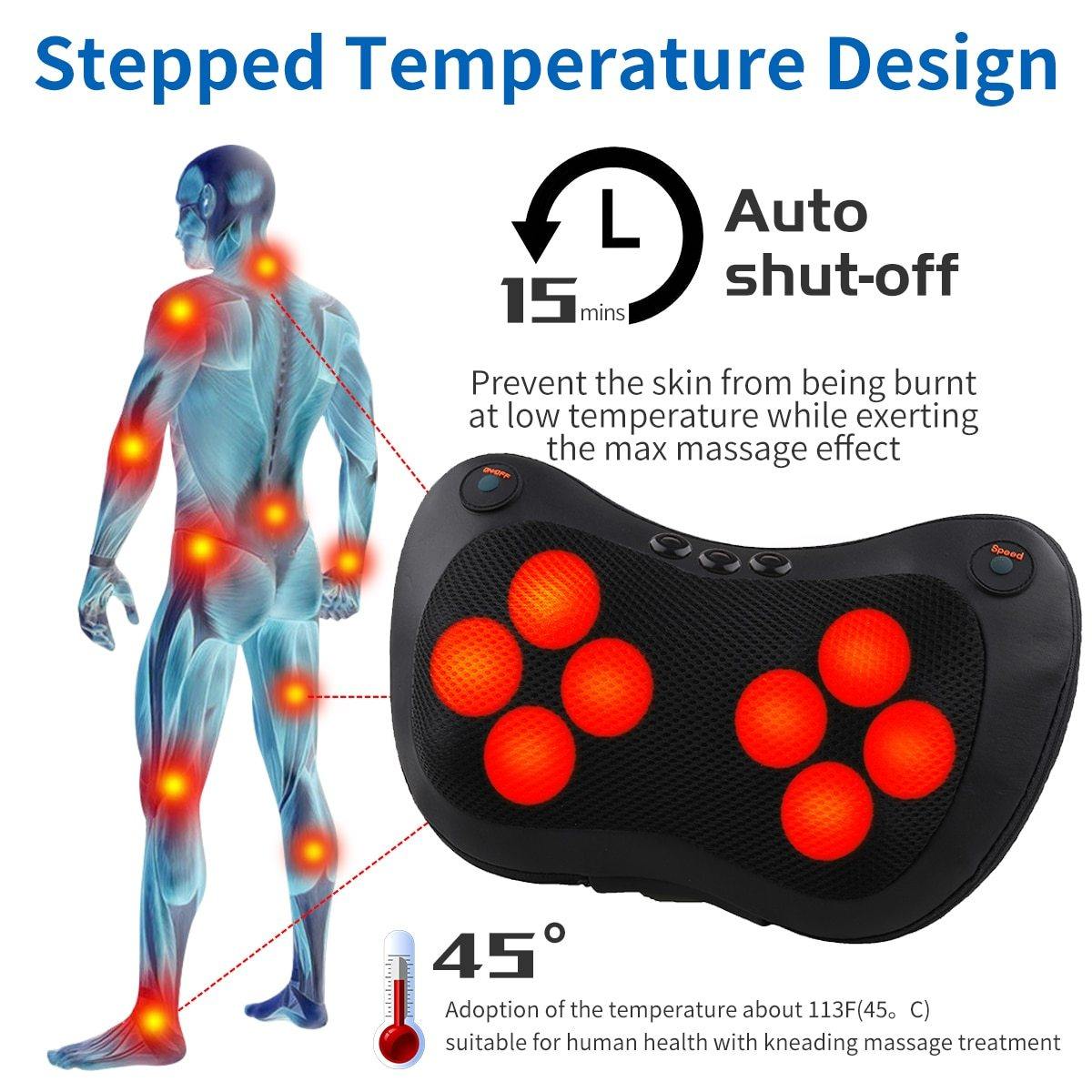 Vibrator Electric  Therapy Massage Pillow - ST healthy life