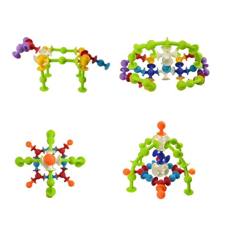 Pop squigz sucker Funny Silicone block Construction Toys - ST healthy life