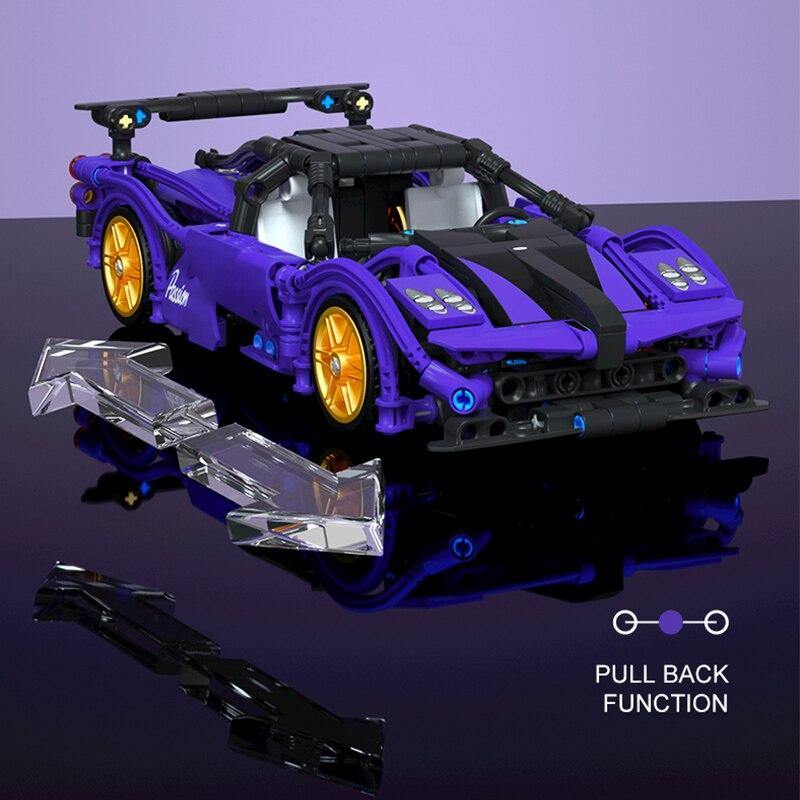 Sport Car Building Blocks  Vehicle Model Assembly Bricks Toys - ST healthy life