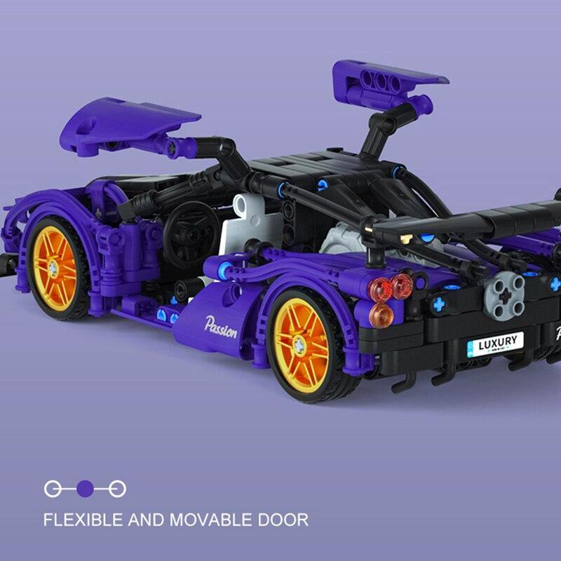 Sport Car Building Blocks  Vehicle Model Assembly Bricks Toys - ST healthy life