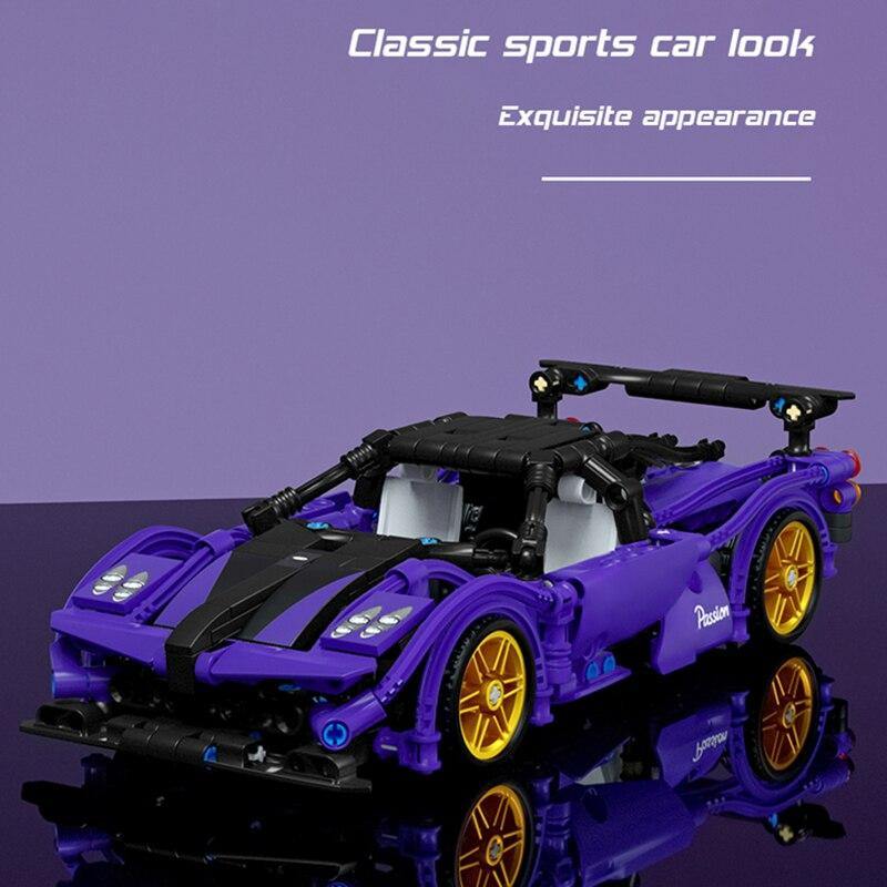 Sport Car Building Blocks  Vehicle Model Assembly Bricks Toys - ST healthy life