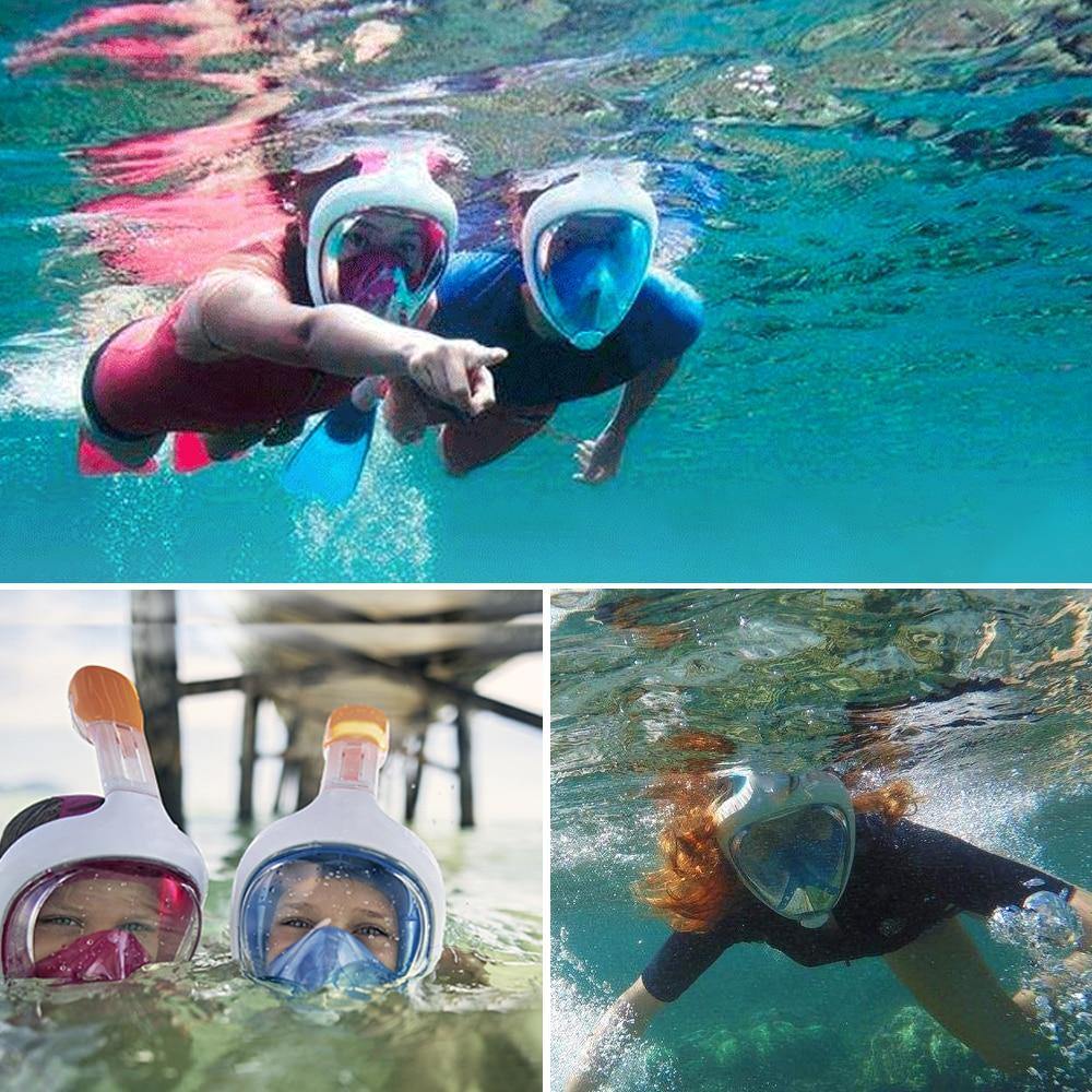underwater scuba mask set