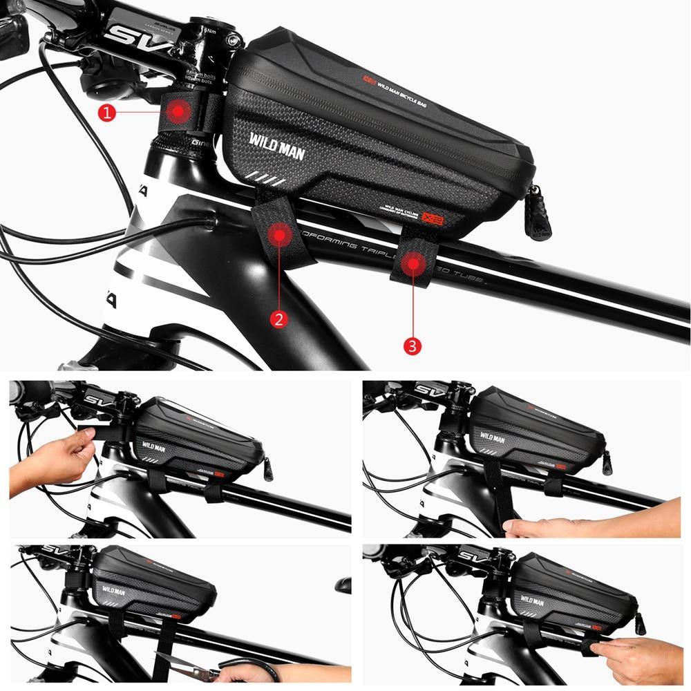 how to install bike bag on bicycle